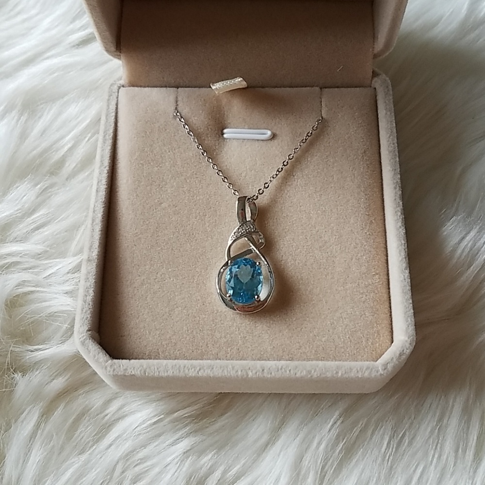 HXZZ Sterling Silver Necklace with 2 Chains